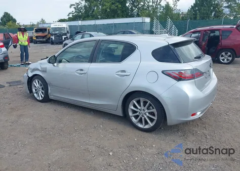 2012 Lexus Ct 200H Premium из США, поврежденный, VIN JTHKD5BHXC2121266